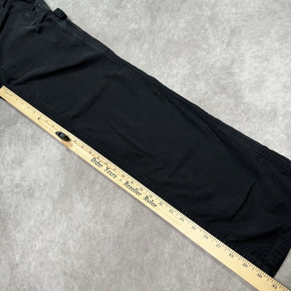 Carhartt Women's Rugged Flex Loose Fit Canvas Work Pants 4 Reg BN2080-W Black - Picture 11 of 13